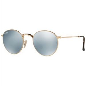 Ray-Ban round mirror sunglasses